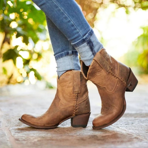 LANE | WOMEN'S PJ SHORTIE-Brown