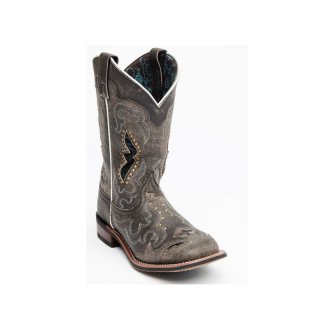 QUICK SHIP | LAREDO WOMEN'S SPELLBOUND GOAT SKIN BOOTS-BROWN