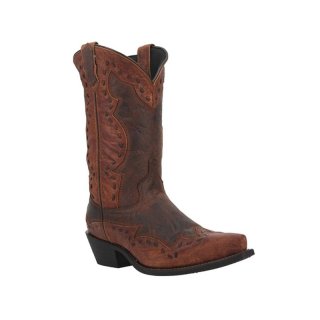 QUICK SHIP | LAREDO MEN'S RONNIE WESTERN BOOTS - SNIP TOE-RUST COPPER