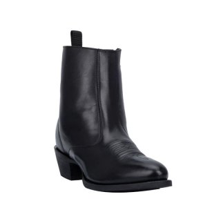 QUICK SHIP | LAREDO MEN'S SIDE ZIPPER WESTERN BOOTS - ROUND TOE-BLACK