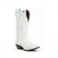 QUICK SHIP | LAREDO WOMEN'S ADRIAN 12" WIDE CALF WESTERN BOOTS - SNIP TOE-WHITE