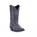 QUICK SHIP | LAREDO MEN'S GARRETT DISTRESSED WESTERN BOOTS-BLACK
