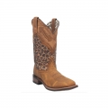 QUICK SHIP | LAREDO WOMEN'S WILD ARROW WESTERN PERFORMANCE BOOTS - BROAD SQUARE TOE-HONEY