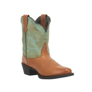 QUICK SHIP | LAREDO WOMEN'S TORI WESTERN BOOTS - ROUND TOE-BROWN