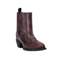 QUICK SHIP | LAREDO MEN'S SIDE ZIPPER WESTERN BOOTS - ROUND TOE-TAN