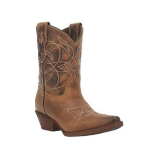 QUICK SHIP | LAREDO WOMEN'S TISH WESTERN BOOTS - SNIP TOE-BROWN