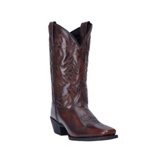 QUICK SHIP | LAREDO MEN'S LAWTON WESTERN BOOTS - SQUARE TOE-TAN