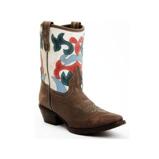 QUICK SHIP | LAREDO WOMEN'S WESTERN FASHION BOOTS - SNIP TOE -CREAM/BROWN
