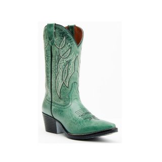 QUICK SHIP | LAREDO WOMEN'S LIVIA WESTERN BOOTS - SNIP TOE-GREEN