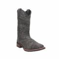 QUICK SHIP | LAREDO MEN'S 11" KADE WESTERN BOOTS - BROAD SQUARE TOE-CHARCOAL