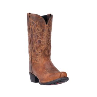 QUICK SHIP | LAREDO MEN'S DISTRESSED EMBROIDERY WESTERN BOOTS-DISTRESSED