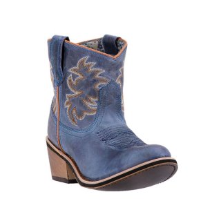 QUICK SHIP | LAREDO WOMEN'S LEATHER SAPPHRYE WESTERN BOOTIES-NAVY