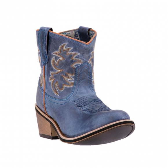 QUICK SHIP | LAREDO WOMEN'S LEATHER SAPPHRYE WESTERN BOOTIES-NAVY