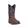QUICK SHIP | LAREDO MEN'S ROCKWELL WESTERN WORK BOOTS - STEEL TOE-BROWN