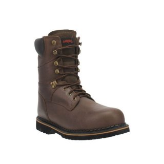 QUICK SHIP | LAREDO MEN'S CHAIN WORK BOOTS - STEEL TOE-BROWN
