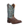 QUICK SHIP | LAREDO MEN'S BISBEE WESTERN BOOTS - BROAD SQUARE TOE-BROWN