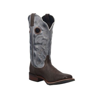 QUICK SHIP | LAREDO MEN'S TAYLOR WESTERN BOOTS - BROAD SQUARE TOE-BROWN