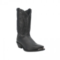 QUICK SHIP | LAREDO MEN'S LIZARD PRINT WESTERN BOOT - SNIP TOE-BLACK