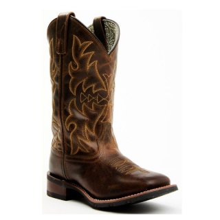 QUICK SHIP | LAREDO WOMEN'S ANITA WESTERN PERFORMANCE BOOTS - BROAD SQUARE TOE-TAN