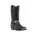 QUICK SHIP | LAREDO MEN'S TALLAHASSEE WESTERN BOOTS-BLACK