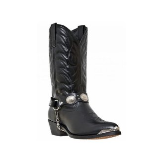 QUICK SHIP | LAREDO MEN'S TALLAHASSEE WESTERN BOOTS-BLACK