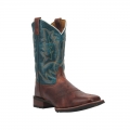 QUICK SHIP | LAREDO MEN'S TWO-TONE SADDLE VAMP WESTERN BOOT - SQUARE TOE-RUST COPPER