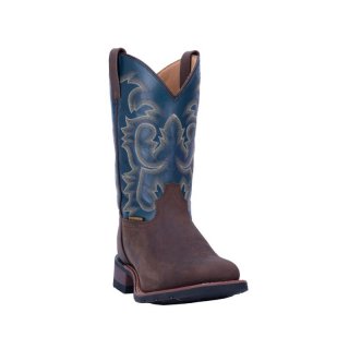 QUICK SHIP | LAREDO MEN'S HAMILTON WESTERN BOOTS - BROAD SQUARE TOE-TAN