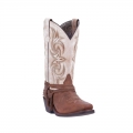 QUICK SHIP | LAREDO WOMEN'S MYRA ANKLE FRINGE WESTERN BOOTS - SQUARE TOE-SAND