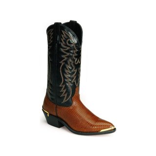 QUICK SHIP | LAREDO MEN'S LIZARD PRINT WESTERN BOOTS-PEANUT