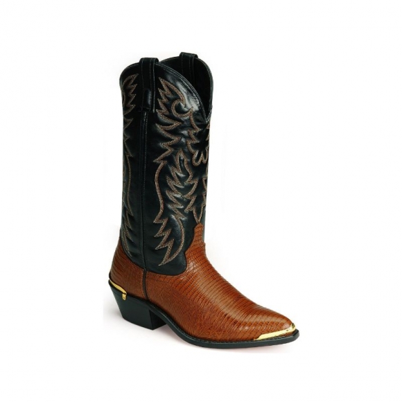 QUICK SHIP | LAREDO MEN'S LIZARD PRINT WESTERN BOOTS-PEANUT