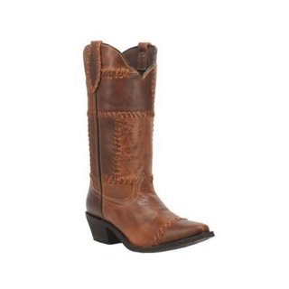 QUICK SHIP | LAREDO WOMEN'S WHISKEY RUN WESTERN BOOTS - SNIP TOE-COGNAC