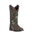 QUICK SHIP | LAREDO WOMEN'S SCOUT AZTEC SQUARE TOE BOOTS-TAUPE