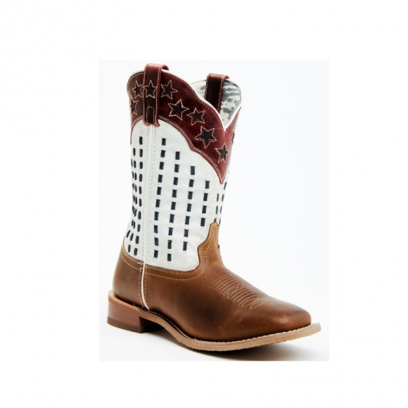 QUICK SHIP | LAREDO WOMEN'S STARGAZER WESTERN BOOTS - BROAD SQUARE TOE-MULTI
