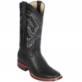 Los Altos Men's Bull Shoulder Black Square Toe Cowboy Boots | Black | Free Delivery Los Altos Men's Bull Shoulder Black Square Toe Cowboy Boots | Black | Free Delivery