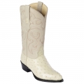 Los Altos Men's Winter-White Ostrich Cowboy Boots | Winter-White | Free Delivery Los Altos Men's Winter-White Ostrich Cowboy Boots | Winter-White | Free Delivery