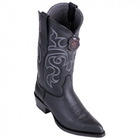 Los Altos Men's Grisly Black Boots J-Toe | Black | Free Delivery Los Altos Men's Grisly Black Boots J-Toe | Black | Free Delivery