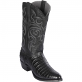 Los Altos Men's Black Caiman Cowboy Boots | Black | Free Delivery Los Altos Men's Black Caiman Cowboy Boots | Black | Free Delivery