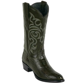 Los Altos Men's Ostrich Leg Olive Green Cowboy Boots R-Toe | Olive Green | Free Delivery Los Altos Men's Ostrich Leg Olive Green Cowboy Boots R-Toe | Olive Green | Free Delivery