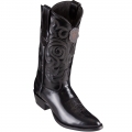 Los Altos Men's Round Toe Cowboy Boots | Black | Free Delivery