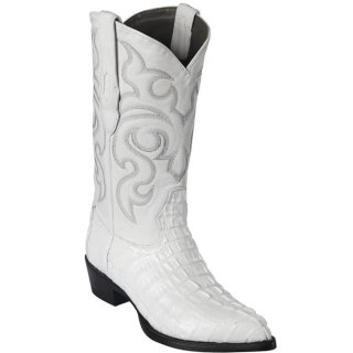 Los Altos Men's White Crocodile Boots | White | Free Delivery Los Altos Men's White Crocodile Boots | White | Free Delivery