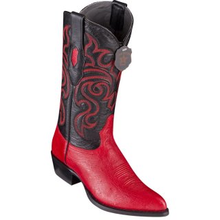 Los Altos Men's Smooth Ostrich Red Cowboy Boots | Red | Free Delivery Los Altos Men's Smooth Ostrich Red Cowboy Boots | Red | Free Delivery
