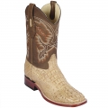 Los Altos Men's Caiman Hornback Cowboy Boots | Honey | Free Delivery Los Altos Men's Caiman Hornback Cowboy Boots | Honey | Free Delivery