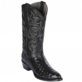 Los Altos Men's Black Ostrich Boots R-Toe | Black | Free Delivery Los Altos Men's Black Ostrich Boots R-Toe | Black | Free Delivery