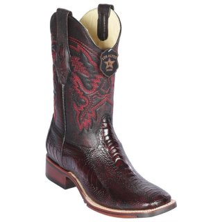 Los Altos Men's Ostrich Leg Square Toe Cowboy Boots | Black Cherry | Free Delivery Los Altos Men's Ostrich Leg Square Toe Cowboy Boots | Black Cherry | Free Delivery