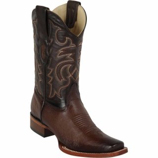 Los Altos Men's Square Toe Ostrich Boots | Brown | Free Delivery Los Altos Men's Square Toe Ostrich Boots | Brown | Free Delivery