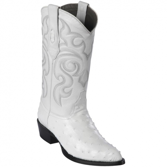 Los Altos Men's White Ostrich Cowboy Boots | White | Free Delivery Los Altos Men's White Ostrich Cowboy Boots | White | Free Delivery