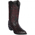 Los Altos Men's Caiman Tail Boots J-toe Black Cherry | Black Cherry | Free Delivery Los Altos Men's Caiman Tail Boots J-toe Black Cherry | Black Cherry | Free Delivery