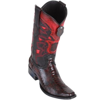 Los Altos Men's Ostrich Leg Black Cherry European Western Boots | Black Cherry | Free Delivery Los Altos Men's Ostrich Leg Black Cherry European Western Boots | Black Cherry | Free Delivery