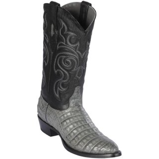 Los Altos Men's Grey Caiman Belly Round Toe Western Boots | Gray | Free Delivery Los Altos Men's Grey Caiman Belly Round Toe Western Boots | Gray | Free Delivery