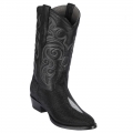 Los Altos Men's Single Stone Stingray Cowboy Boots | Black | Free Delivery Los Altos Men's Single Stone Stingray Cowboy Boots | Black | Free Delivery